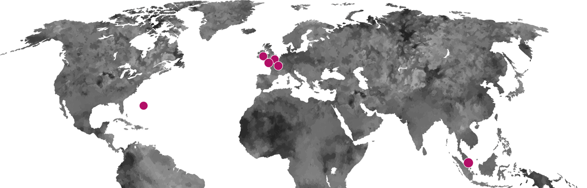 map monde cercles banniere